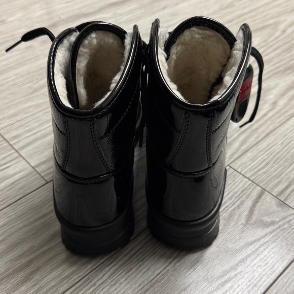 WOMEN'S OLANG SPOKE BLACK PATENT WINTER BOOT - Picture 6 of 11